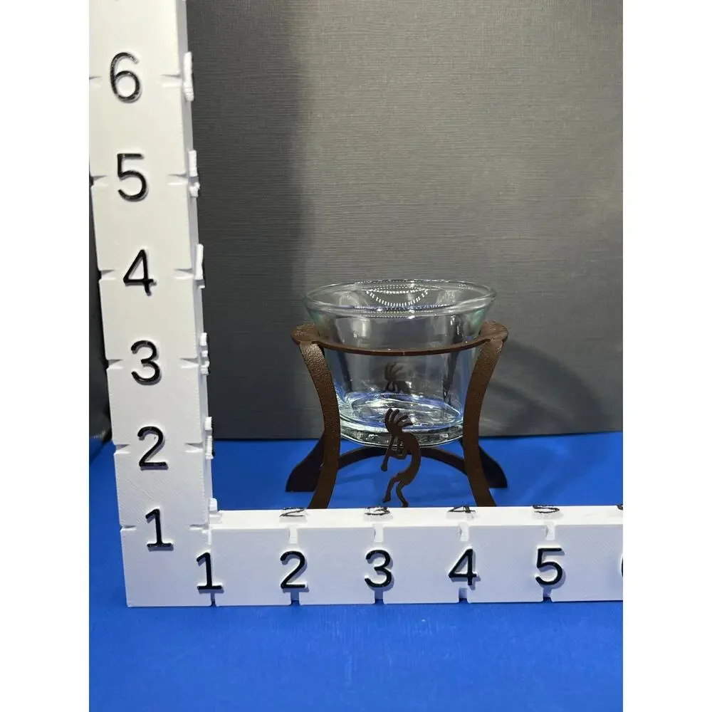 KoKopelli Metal Glass Votive Holder Small Southwest (Candle not Included)
